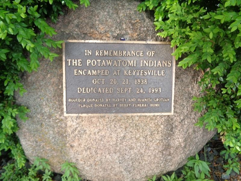 Potawatomi Indians Marker. Click for full size. Potawatomi Indians Marker image. Click for full size.