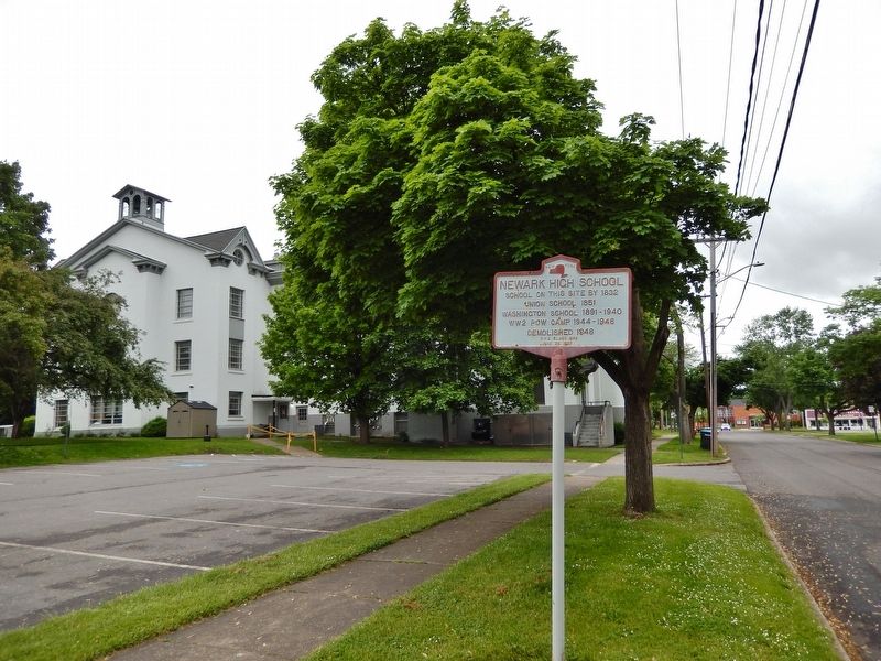 Newark High School Marker image. Click for full size.