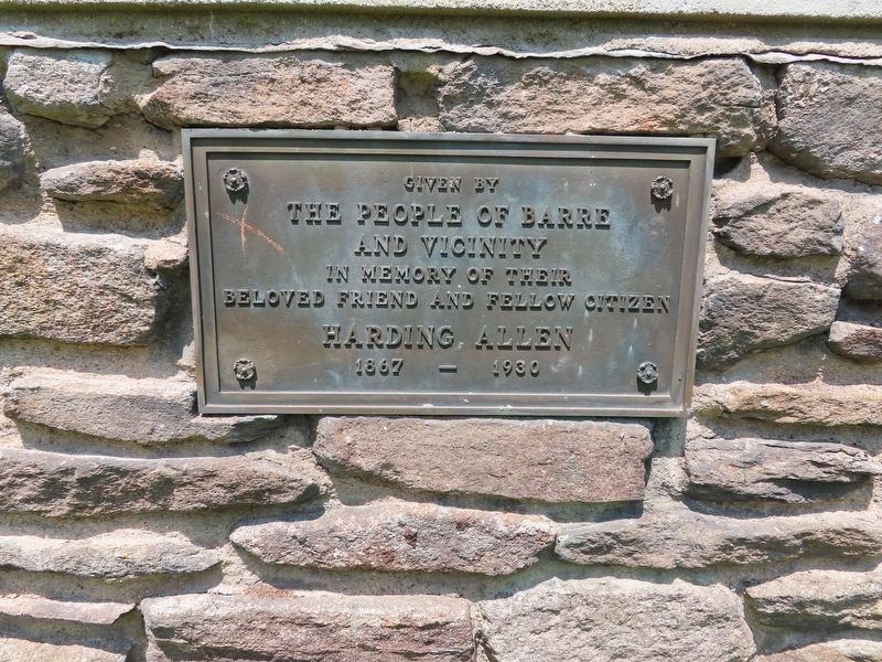 Harding Allen Marker. Click for full size. Harding Allen Marker image. Click for full size.