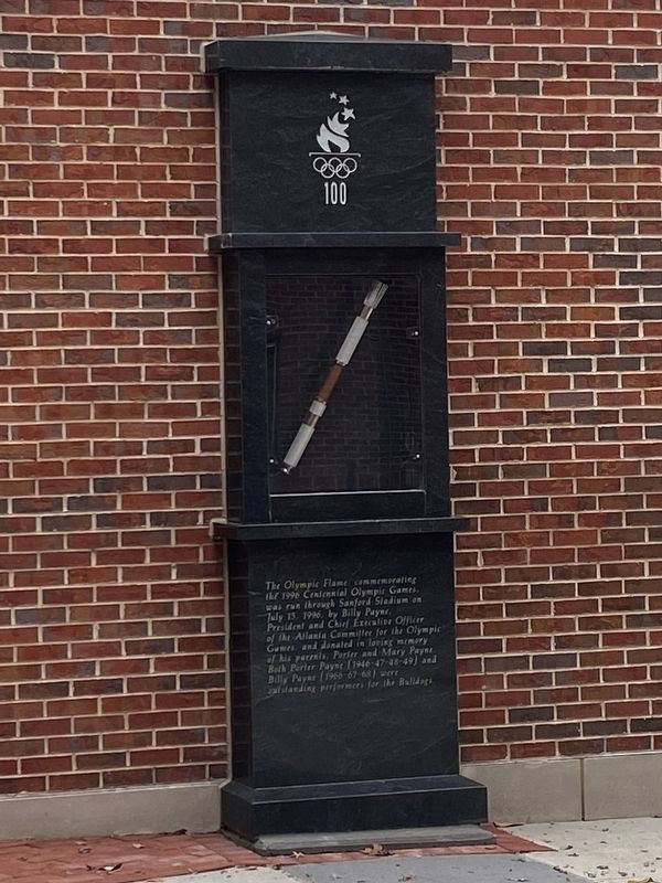 The Olympic Flame Marker. Click for full size. The Olympic Flame Marker image. Click for full size.