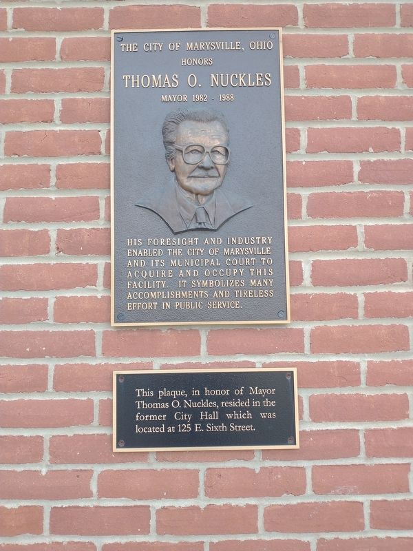 Thomas O. Nuckles Marker image. Click for full size.