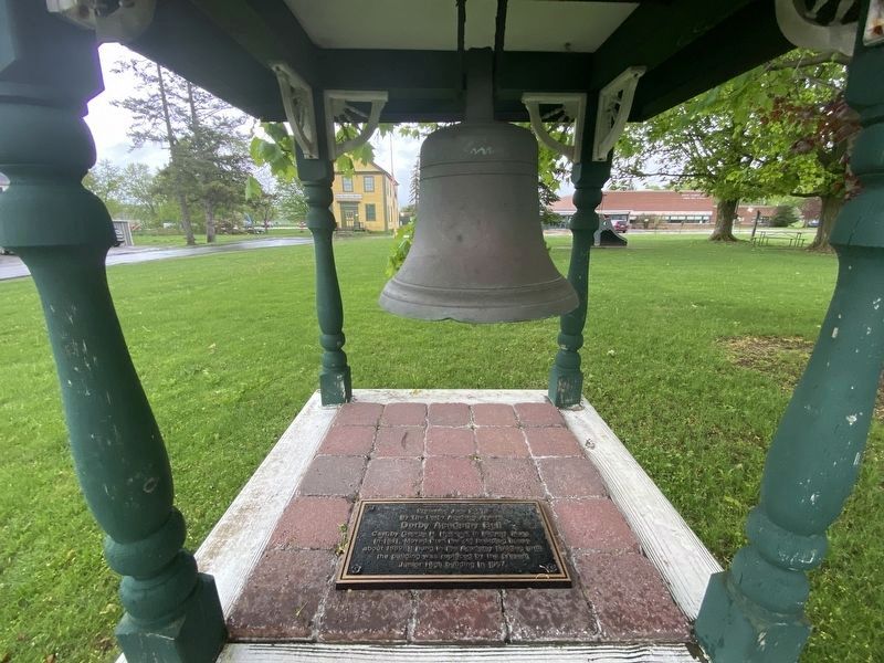 Derby Academy Bell and Marker. Click for full size. Derby Academy Bell and Marker image. Click for full size.