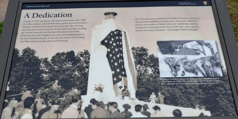 A Dedication Marker. Click for full size. A Dedication Marker image. Click for full size.