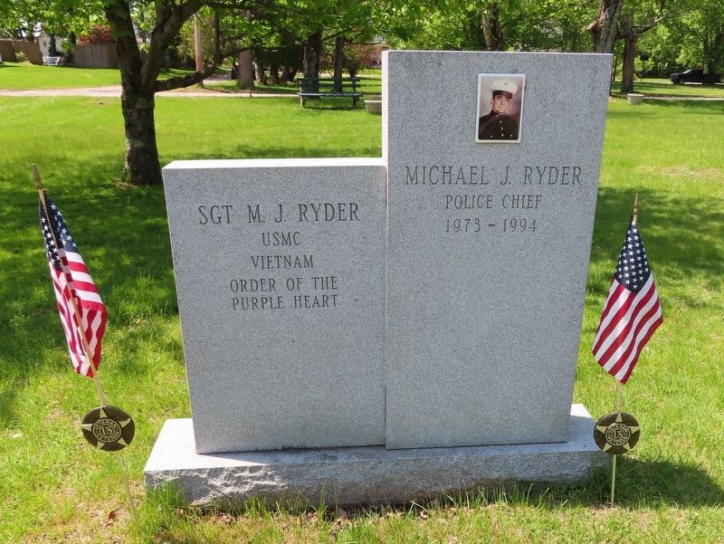 Sgt. M.J. Ryder Marker. Click for full size. Sgt. M.J. Ryder Marker image. Click for full size.