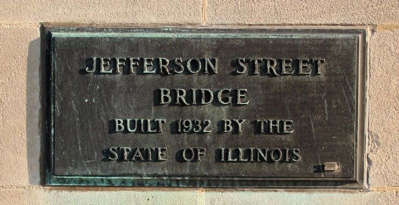 Jefferson Street Bridge Marker. Click for full size. Jefferson Street Bridge Marker image. Click for full size.