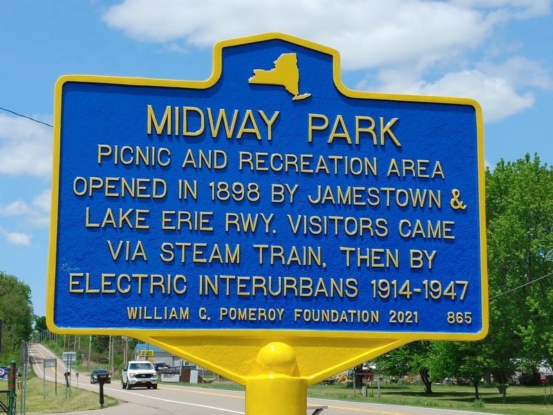 Midway Park Marker. Click for full size. Midway Park Marker image. Click for full size.