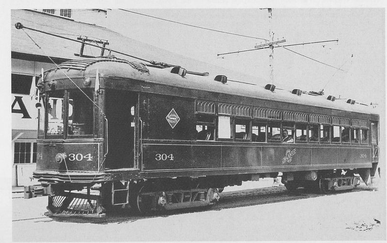 Interurban Car at Midway Park. Click for full size. Interurban Car at Midway Park image. Click for full size.