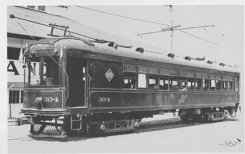 Interurban Car at Midway Park image. Click for full size.