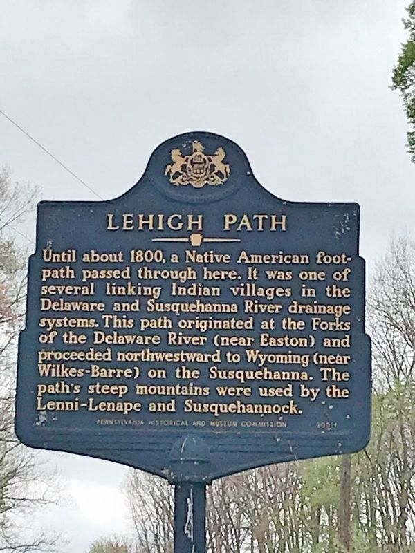 Replaced Lehigh Path Marker image. Click for full size.