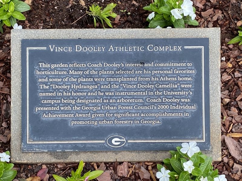 Vince Dooley Athletic Complex Marker image. Click for full size.