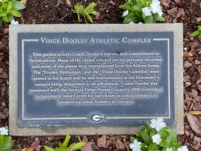 Vince Dooley Athletic Complex Marker image. Click for full size.