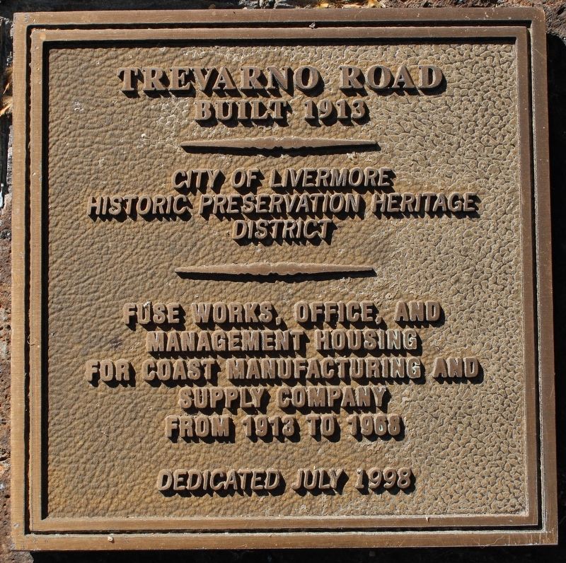 Trevarno Road Marker. Click for full size. Trevarno Road Marker image. Click for full size.