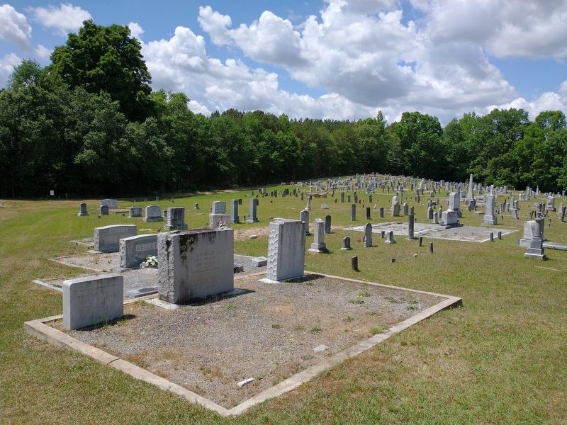 Fork Shoals Baptist Church Cemetery. Click for full size. Fork Shoals Baptist Church Cemetery image. Click for full size.