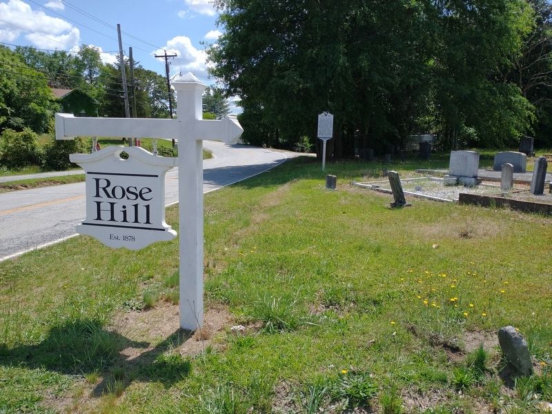 Rose Hill Cemetery Marker image. Click for full size.