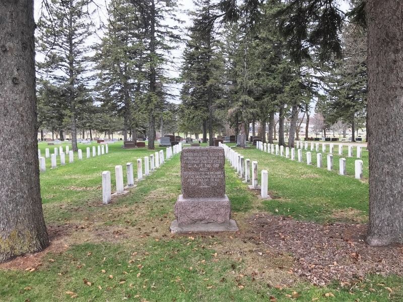 Freeman Thayer Post Memorial, from the east. Click for full size. Freeman Thayer Post Memorial, from the east image. Click for full size.