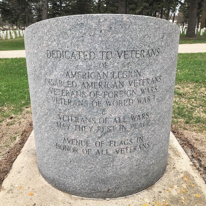 Dedicated to Veterans Marker. Click for full size. Dedicated to Veterans Marker image. Click for full size.