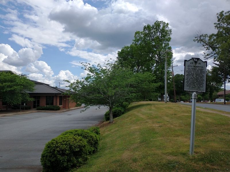 City Hospital / Greenville General Hospital Marker image. Click for full size.
