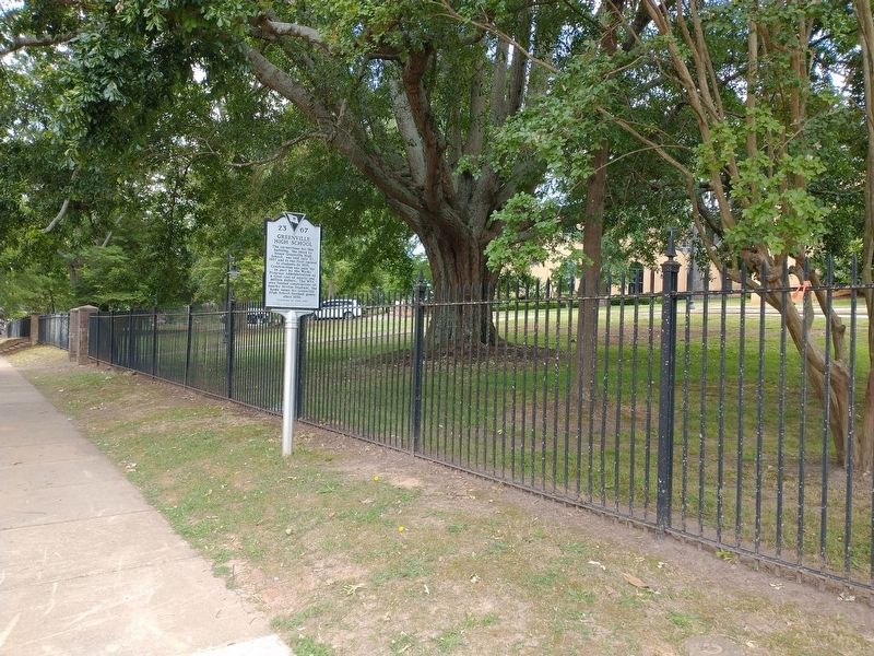 Greenville High School Marker image. Click for full size.