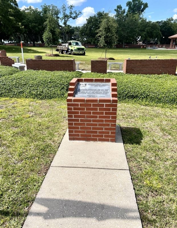 President John F. Kennedy, U.S. Navy Veteran Marker. Click for full size. President John F. Kennedy, U.S. Navy Veteran Marker image. Click for full size.