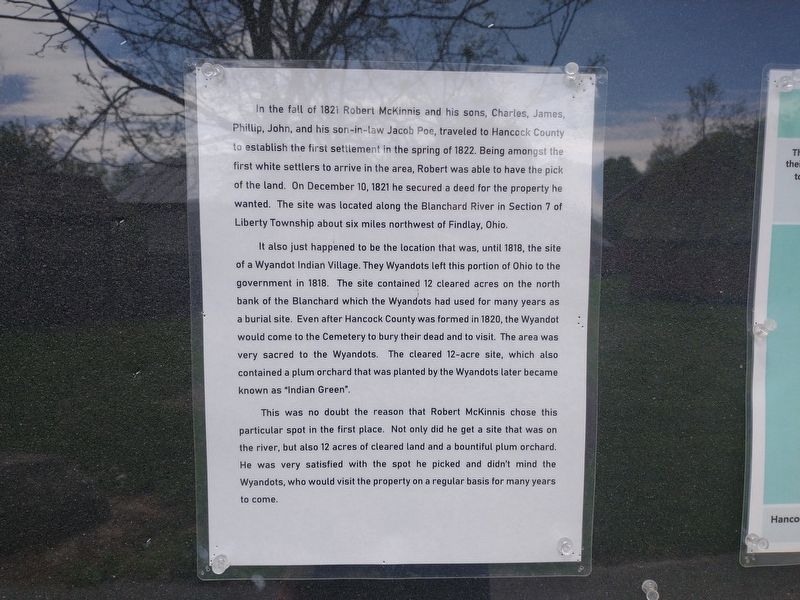 In the fall of 1821 Marker image. Click for full size.