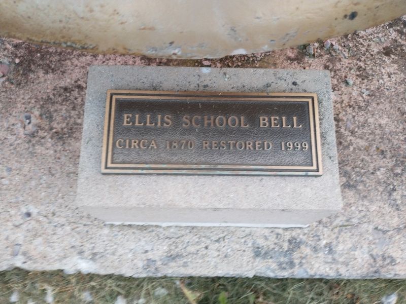 Ellis School Bell Marker image. Click for full size.