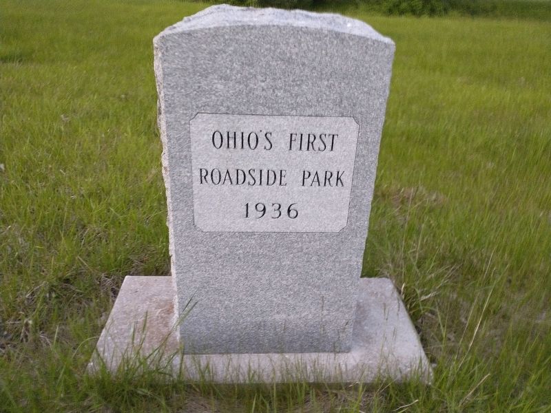 Ohio's First Road Side Park Marker image. Click for full size.
