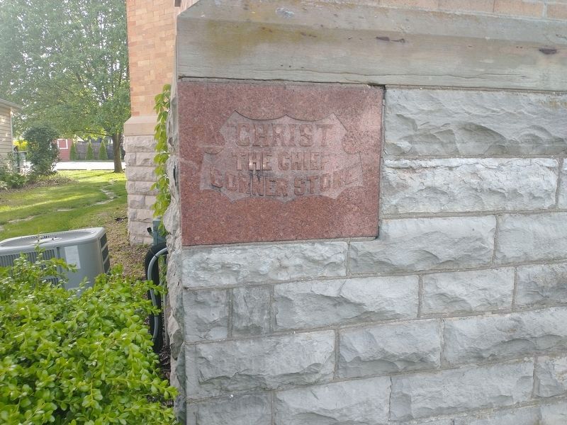 Mount Victory United Methodist Church Cornerstone image. Click for full size.