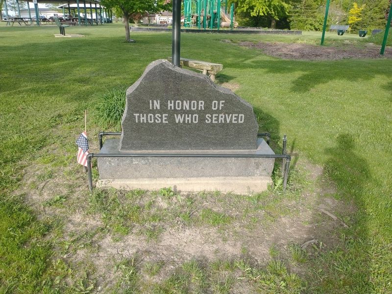 Mount Victory Veterans Memorial image. Click for full size.