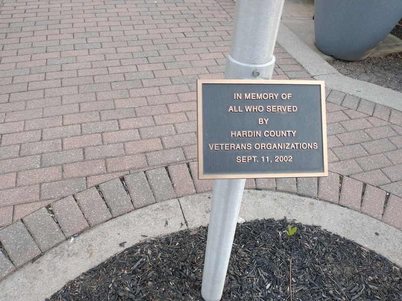 Hardin County Veterans Memorial image. Click for full size.