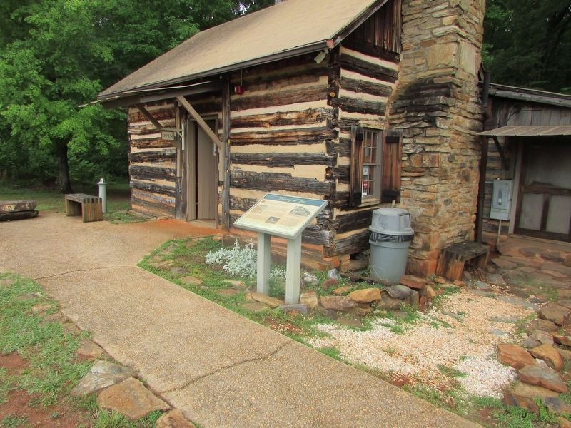 Marker at Fort Dobbs Historic Site. Click for full size. Marker at Fort Dobbs Historic Site image. Click for full size.