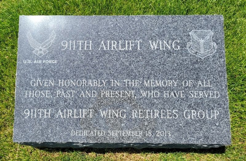 911th Airlift Wing Marker image. Click for full size.