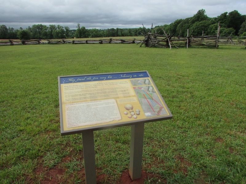 They found the fire very hot . . . February 27, 1760 Marker. Click for full size. They found the fire very hot . . . February 27, 1760 Marker image. Click for full size.