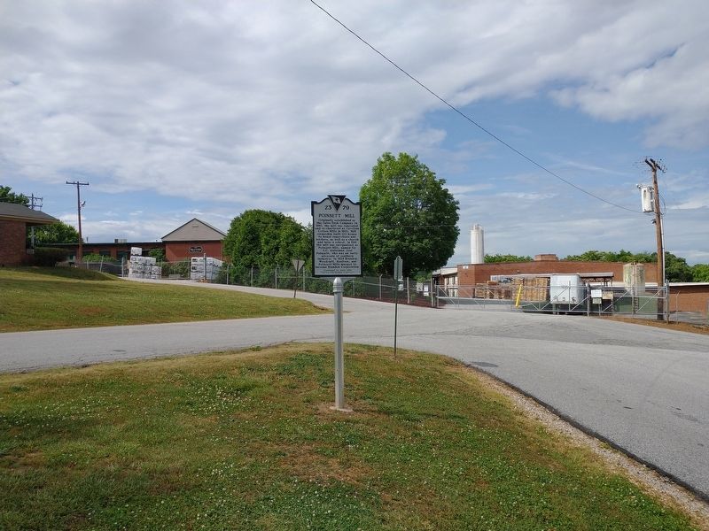 Poinsett Mill Marker. Click for full size. Poinsett Mill Marker image. Click for full size.