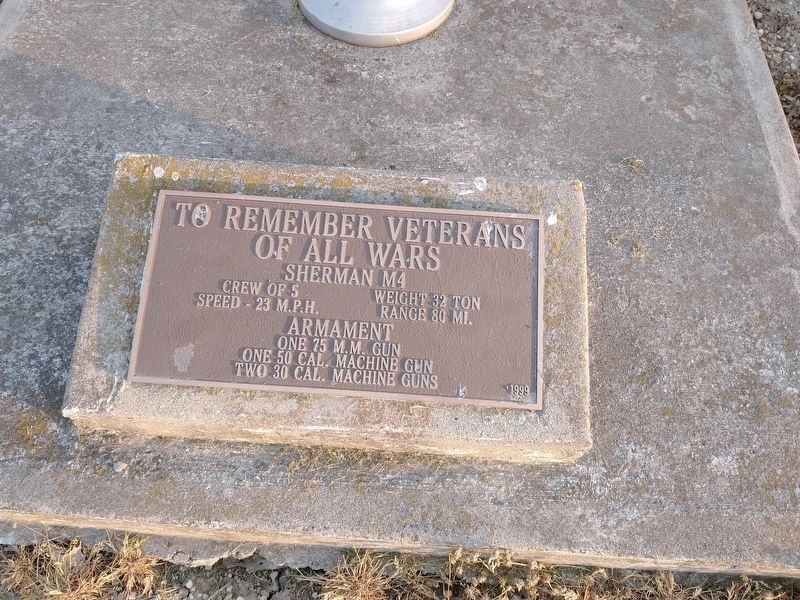 To Remember Veterans Of All Wars Marker image. Click for full size.