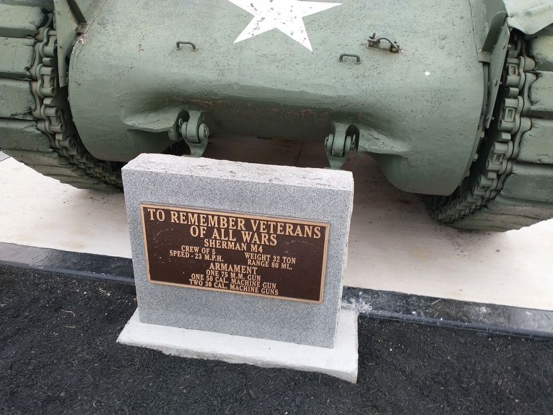To Remember Veterans Of All Wars Marker image. Click for full size.