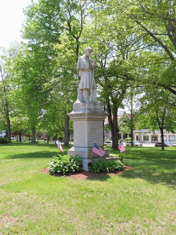 North Brookfield Civil War Memorial image. Click for full size.