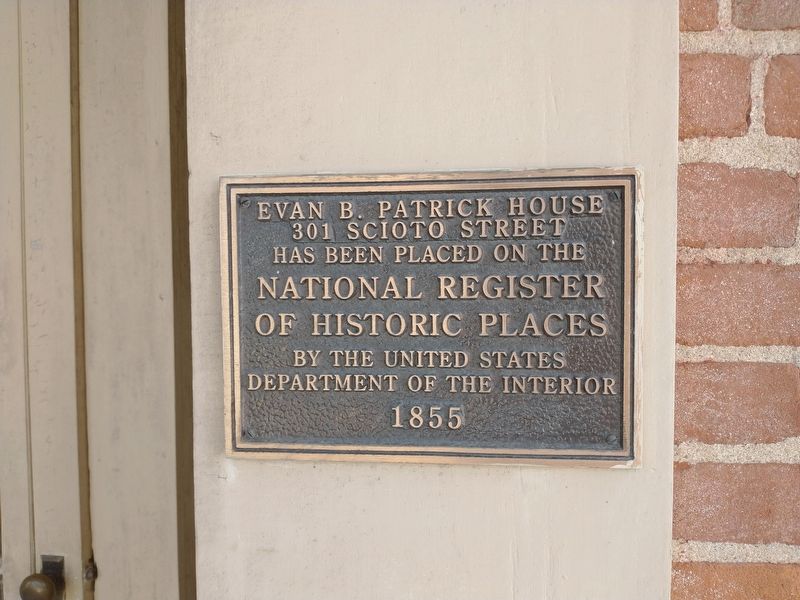 The Evan S. Patrick House Marker image. Click for full size.