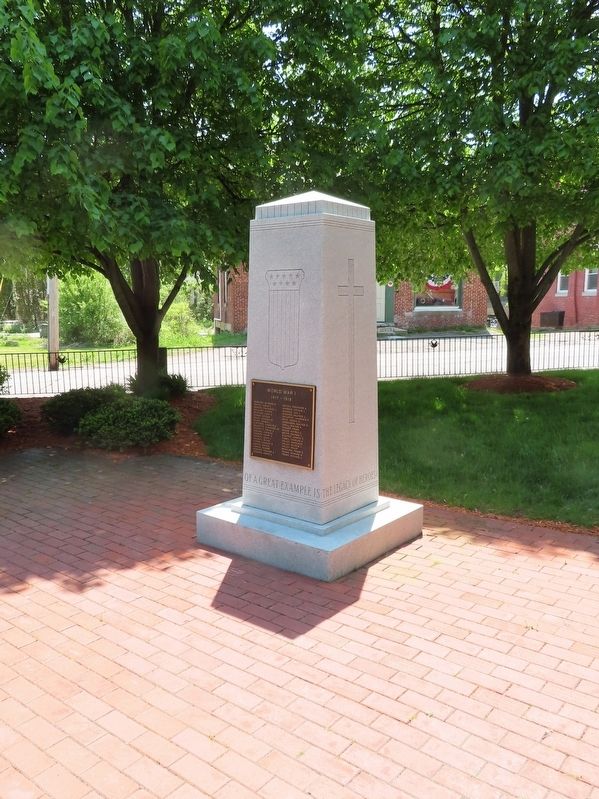 East Brookfield World War I Monument image. Click for full size.