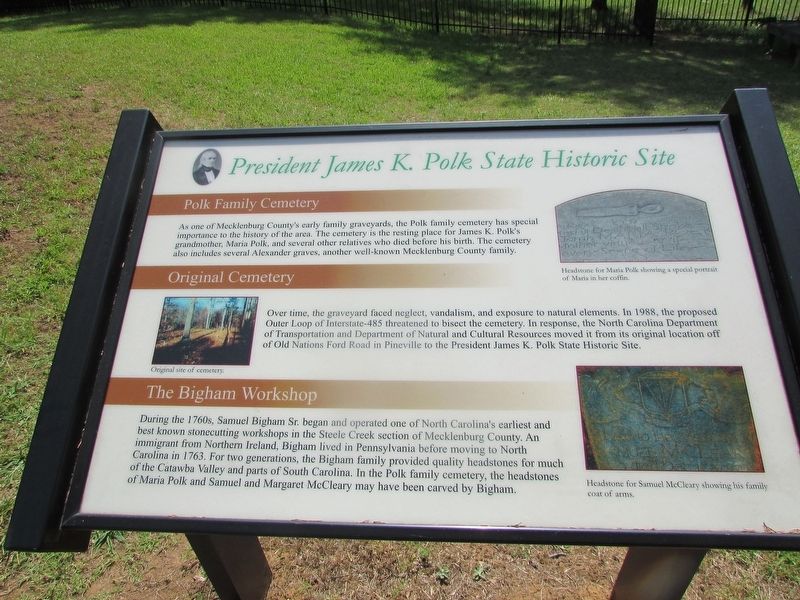 Polk Family Cemetery Marker image. Click for full size.