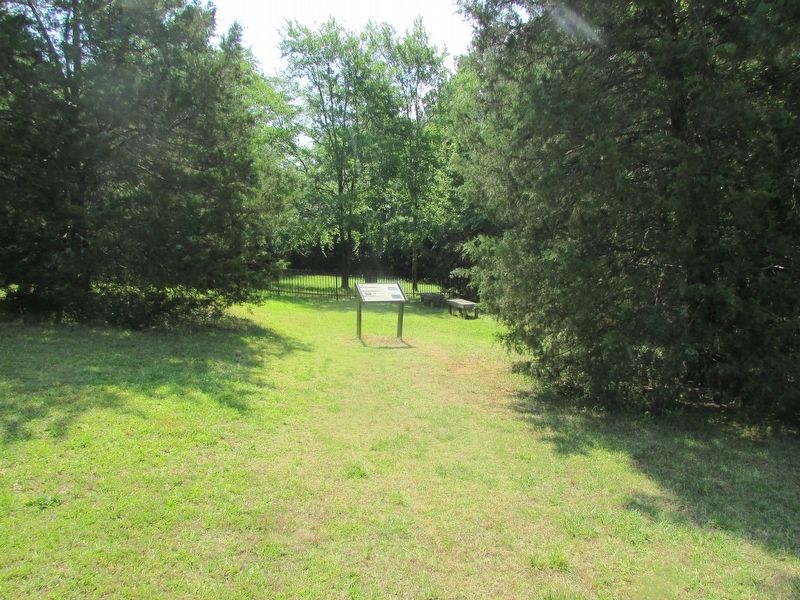 Marker at the President James K. Polk State Historic Site image. Click for full size.