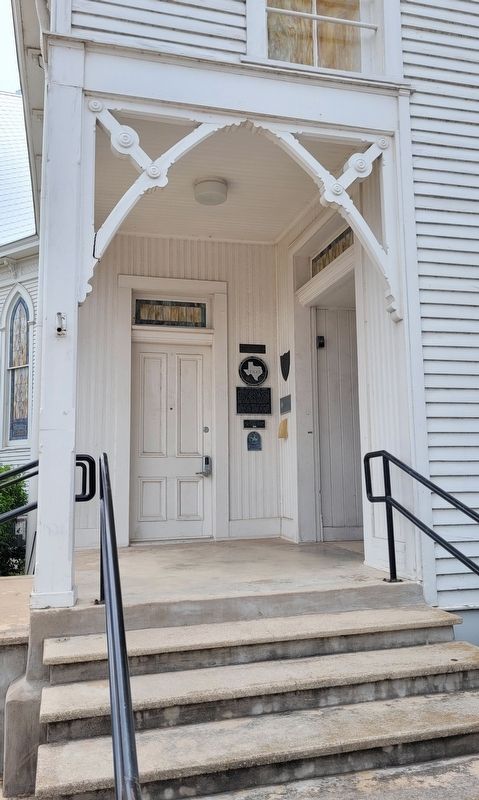 The front entrance to the First United Methodist Church image. Click for full size.