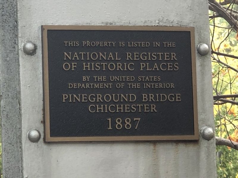 Pineground Bridge Marker. Click for full size. Pineground Bridge Marker image. Click for full size.