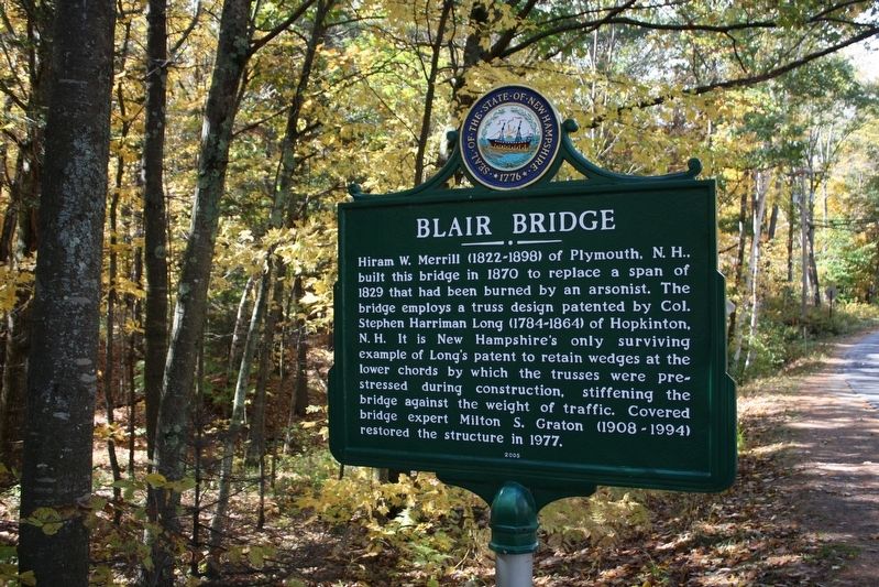 Blair Bridge Marker image. Click for full size.