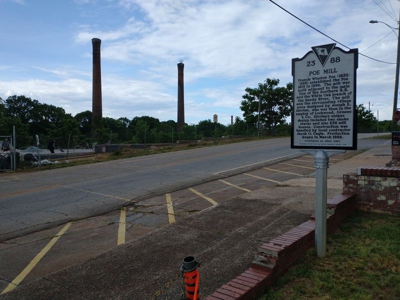 Poe Mill Marker. Click for full size. Poe Mill Marker image. Click for full size.