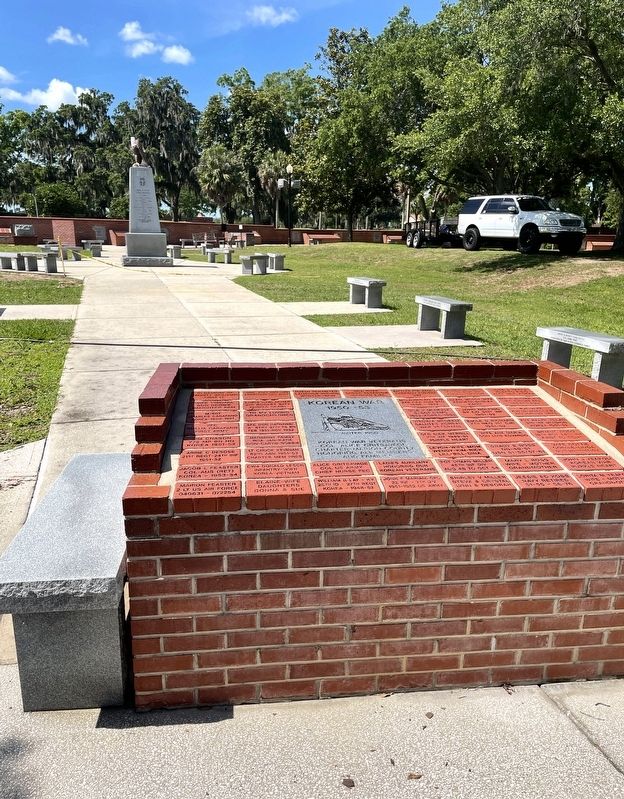 Korean War Marker. Click for full size. Korean War Marker image. Click for full size.