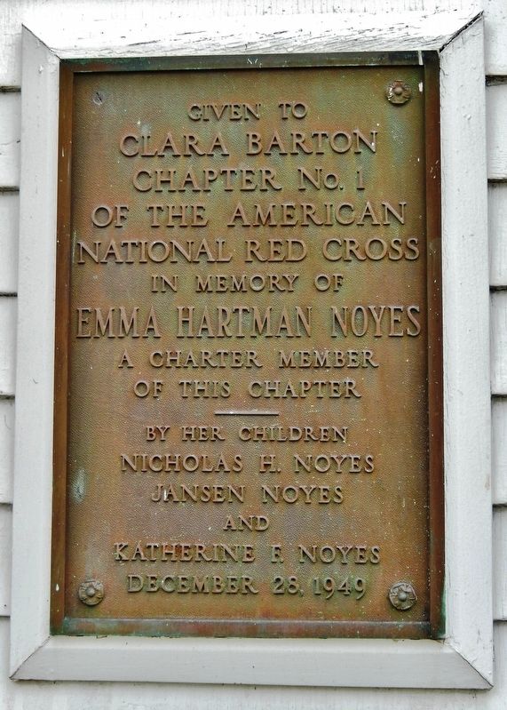 Clara Barton House Marker image. Click for full size.