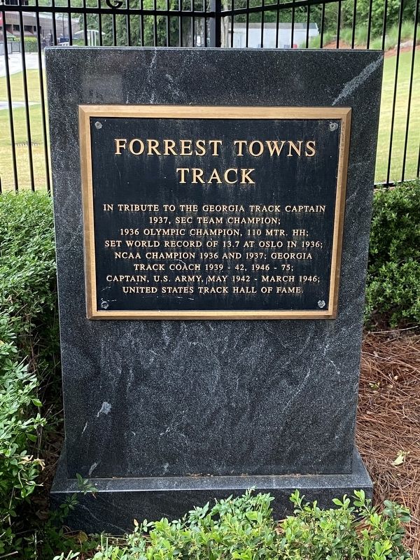 Forrest Towns Track Marker image. Click for full size.