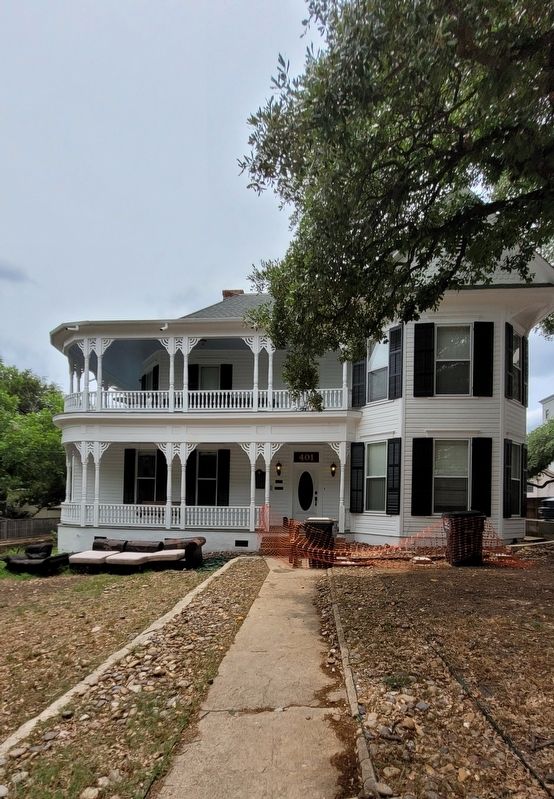 The front of the Goforth-Harris House and Marker. Click for full size. The front of the Goforth-Harris House and Marker image. Click for full size.