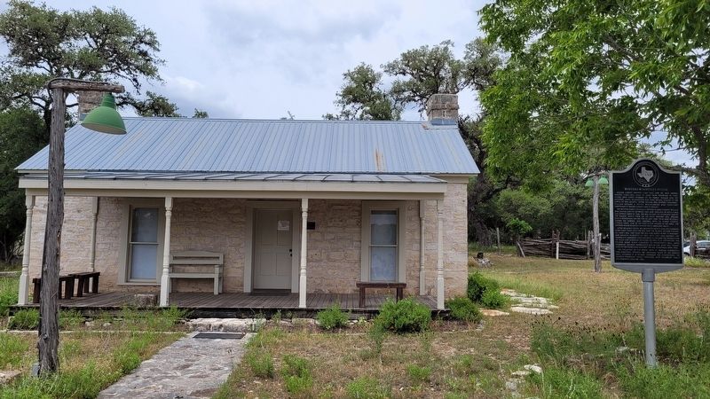 The Winters-Wimberley House and Marker image. Click for full size.
