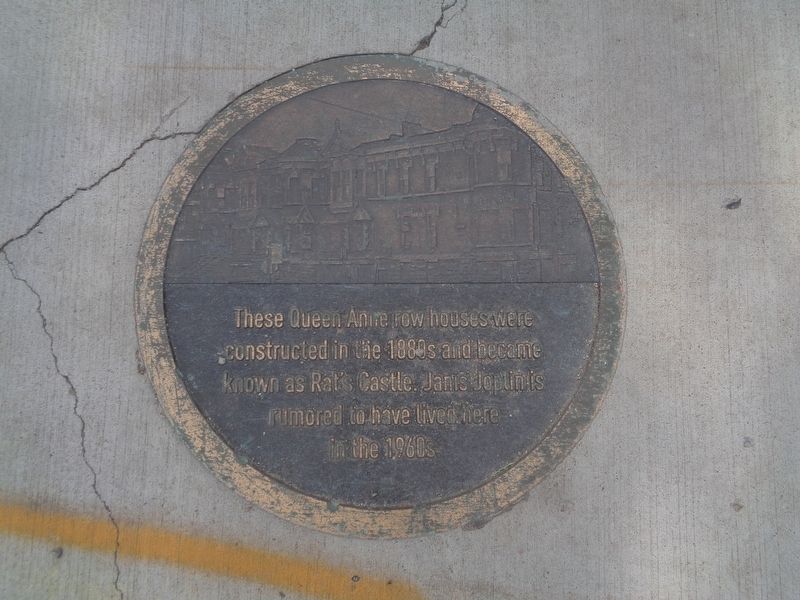 Queen Anne Row Houses Marker. Click for full size. Queen Anne Row Houses Marker image. Click for full size.